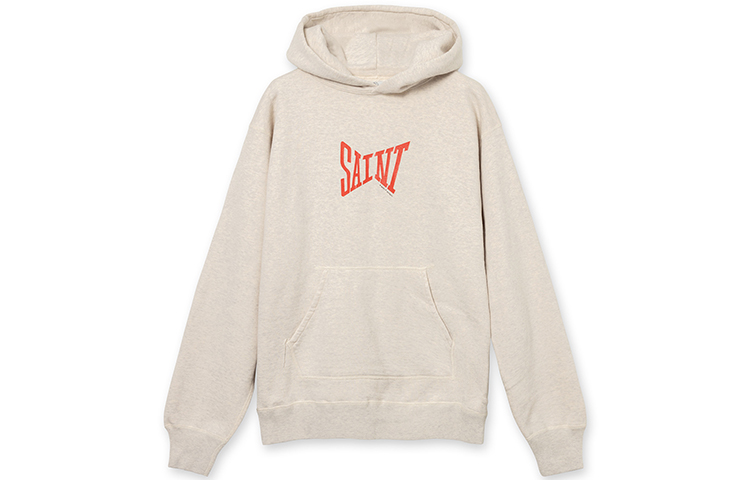 SAINT Mxxxxxx FW21 Printed Hoodie White A21-033-11
