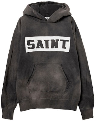 SAINT Mxxxxxx FW21 復古印花連帽衫 灰色 A21-036-13 Order SAINT Mxxxxxx FW21 復古印花連帽衫 灰色 A21-036-13