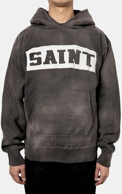 SAINT Mxxxxxx FW21 復古印花連帽衫 灰色 A21-036-13 Lookbook SAINT Mxxxxxx FW21 復古印花連帽衫 灰色 A21-036-13