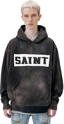 SAINT Mxxxxxx FW21 復古印花連帽衫 灰色 A21-036-13 Purchase SAINT Mxxxxxx FW21 復古印花連帽衫 灰色 A21-036-13