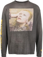 SAINT Mxxxxxx FW22 Grey Graphic Print Long Sleeve Casual T-Shirt SMA220000075BLK SAINT Mxxxxxx FW22 Grey Graphic Print Long Sleeve Casual T-Shirt SMA220000075BLK