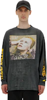 Sizing SAINT Mxxxxxx FW22 灰色圖案印花長袖休閒T恤 SMA220000075BLK