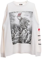 SAINT Mxxxxxx FW22 Graphic Crewneck Long Sleeve T-Shirt White Men SM-S22-0000-069 SAINT Mxxxxxx FW22 Graphic Crewneck Long Sleeve T-Shirt White Men SM-S22-0000-069
