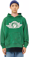 Purchase SAINT Mxxxxxx FW22 Green Letter Print Pullover Hoodie Long Sleeve. SM-A22-0000-023