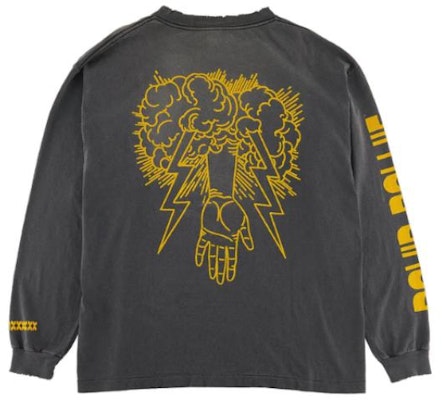 SAINT Mxxxxxx FW22 純logo長袖T恤 男款 灰色 sm-a22-0000-075 Lookbook SAINT Mxxxxxx FW22 純logo長袖T恤 男款 灰色 sm-a22-0000-075