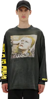 Cheap SAINT Mxxxxxx FW22 純logo長袖T恤 男款 灰色 sm-a22-0000-075