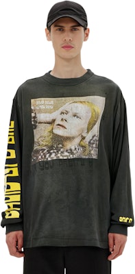 SAINT Mxxxxxx FW22 純logo長袖T恤 男款 灰色 sm-a22-0000-075 Cheap SAINT Mxxxxxx FW22 純logo長袖T恤 男款 灰色 sm-a22-0000-075