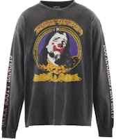 SAINT Mxxxxxx FW24 Letter Print Crewneck Pullover Long Sleeve T-Shirt Black SM-YS1-0000-C40 SAINT Mxxxxxx FW24 Letter Print Crewneck Pullover Long Sleeve T-Shirt Black SM-YS1-0000-C40