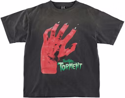 SAINT Mxxxxxx Graphic Letter Print Crewneck T-Shirt Unisex Black SM-S23-0000-003 SAINT Mxxxxxx Graphic Letter Print Crewneck T-Shirt Unisex Black SM-S23-0000-003