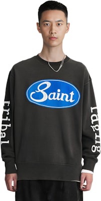 SAINT Mxxxxxx 圖案標誌長袖圓領T恤 黑色 SM-A23-0000-019 Details for SAINT Mxxxxxx 圖案標誌長袖圓領T恤 黑色 SM-A23-0000-019