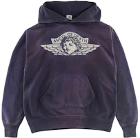 SAINT Mxxxxxx Graphic Logo Hoodie Purple - SMS230000049 SAINT Mxxxxxx Graphic Logo Hoodie Purple - SMS230000049