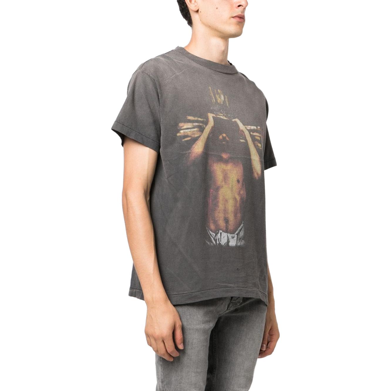 SAINT Mxxxxxx Graphic Print Crew Neck Grey Short Sleeve Tee . SM-S23-0000-009 圖 5