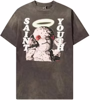 SAINT Mxxxxxx Graphic Print Crew Neck Short Sleeve T-Shirt Brown SM-A21-0000-011 SAINT Mxxxxxx Graphic Print Crew Neck Short Sleeve T-Shirt Brown SM-A21-0000-011
