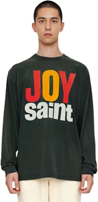 SAINT Mxxxxxx 圖案印花長袖圓領T恤。 SM-A22-0000-011 Shop SAINT Mxxxxxx 圖案印花長袖圓領T恤。 SM-A22-0000-011