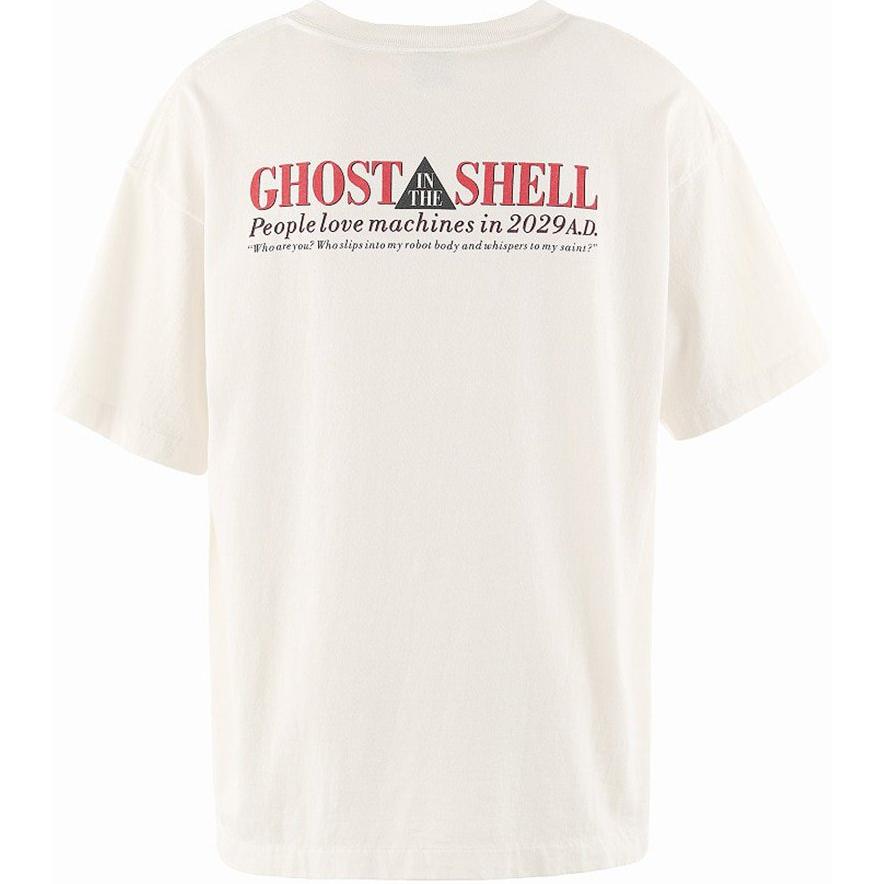 Lookbook SAINT Mxxxxxx 圖案印花寬鬆版圓領T恤 男款白色 SM-YS1-0000-C32