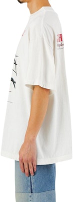 SAINT Mxxxxxx 圖案印花寬鬆版圓領T恤 男款白色 SM-YS1-0000-C32 Purchase SAINT Mxxxxxx 圖案印花寬鬆版圓領T恤 男款白色 SM-YS1-0000-C32