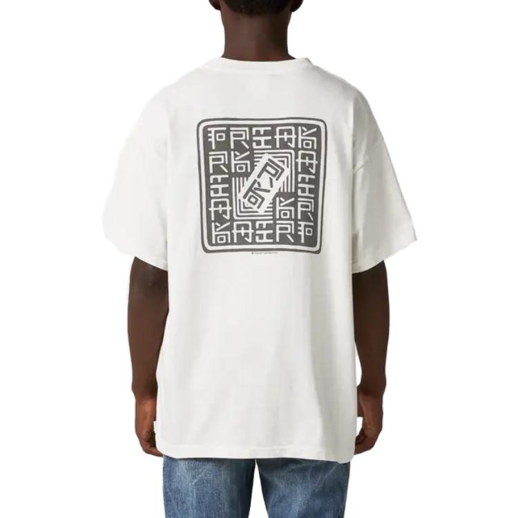 Shop SAINT Mxxxxxx 圖案印花短袖T恤 白色 SM-A23-0000-C07