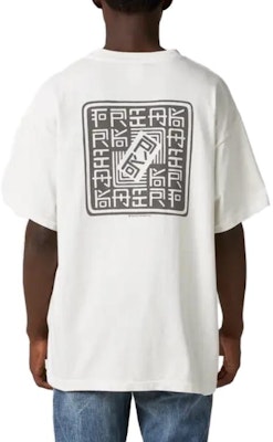 SAINT Mxxxxxx 圖案印花短袖T恤 白色 SM-A23-0000-C07 Shop SAINT Mxxxxxx 圖案印花短袖T恤 白色 SM-A23-0000-C07