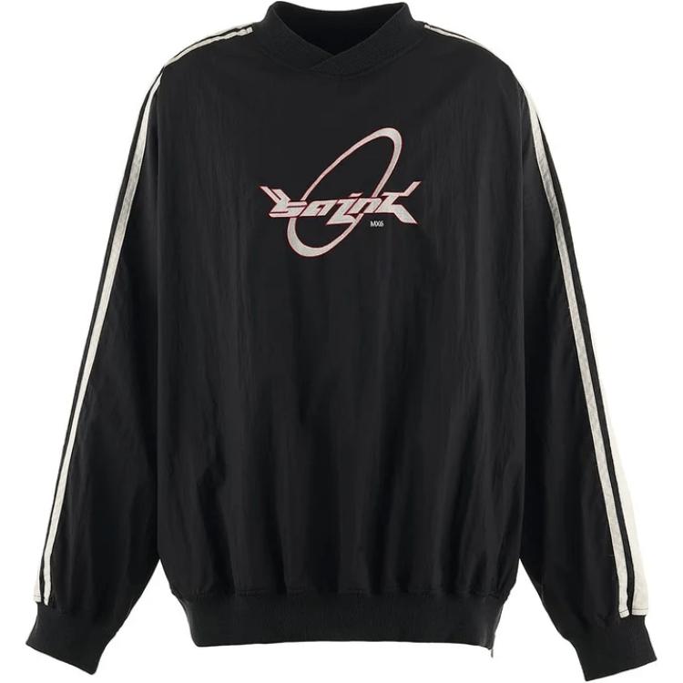 SAINT Mxxxxxx Graphic Sleeve Loose Pullover Sweatshirt Unisex SM-YS1-0000-054