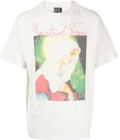 SAINT Mxxxxxx Letter Graphic Print Crew Neck Short Sleeve T-Shirt Beige Mens. SM-A22-0000-008 SAINT Mxxxxxx Letter Graphic Print Crew Neck Short Sleeve T-Shirt Beige Mens. SM-A22-0000-008