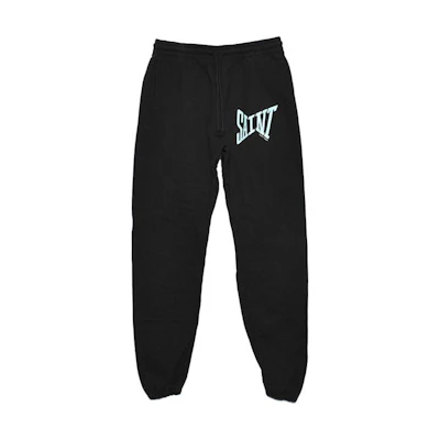 SAINT Mxxxxxx Letter Print Jogger Pants Black. SM-S23-0000-052