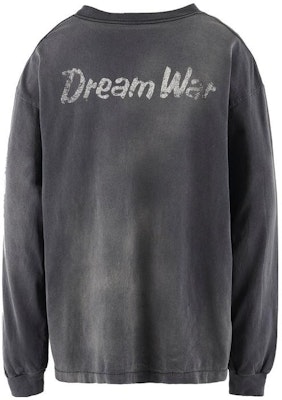 SAINT Mxxxxxx 字母印花寬鬆長袖男女黑色圓領上衣. sm-a23-0000-012 Lookbook SAINT Mxxxxxx 字母印花寬鬆長袖男女黑色圓領上衣. sm-a23-0000-012