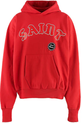 SAINT Mxxxxxx 紅色字母印花連帽長袖上衣 SM-YS8-0000-038 Buy SAINT Mxxxxxx 紅色字母印花連帽長袖上衣 SM-YS8-0000-038