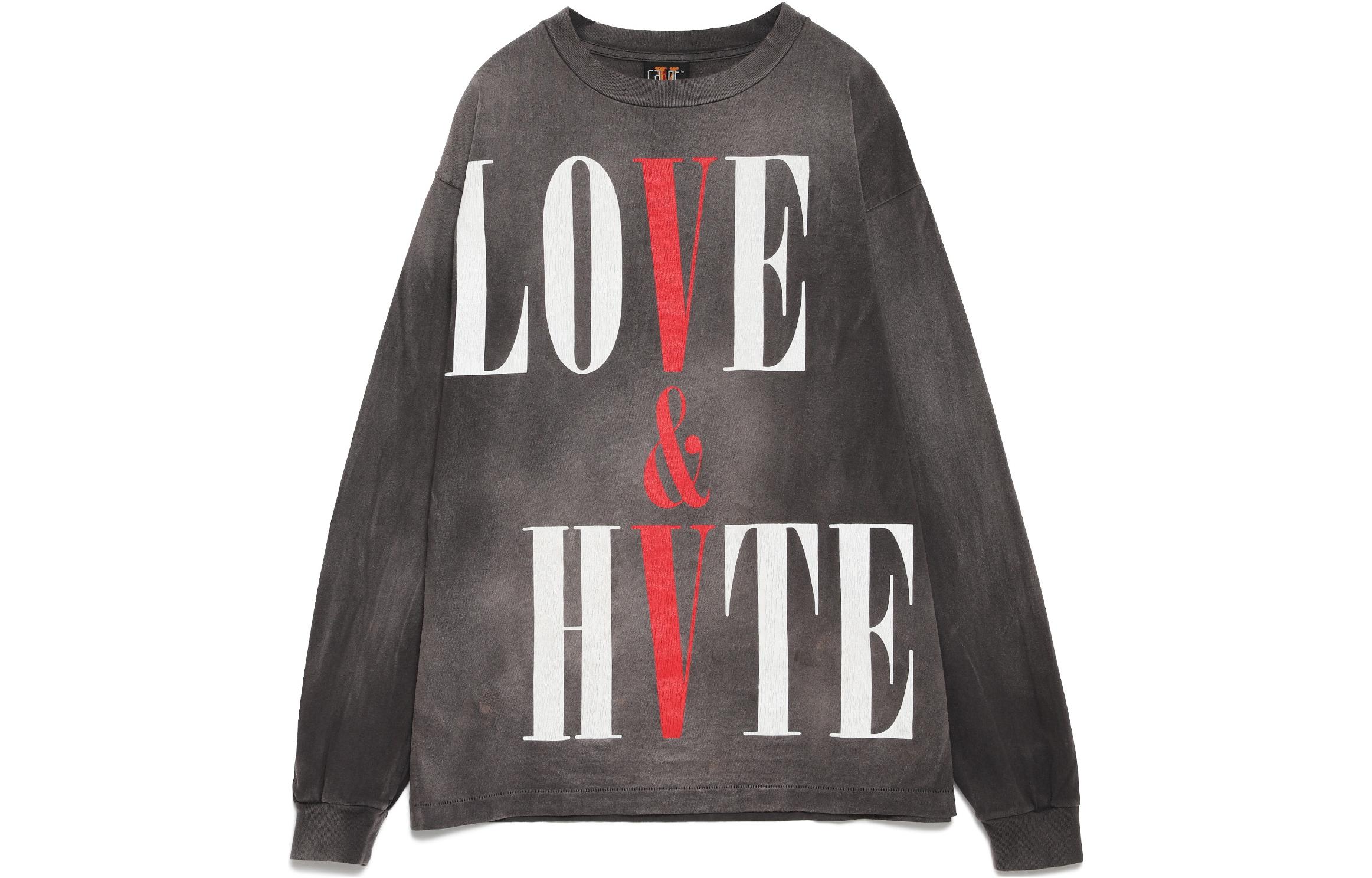 SAINT Mxxxxxx Letter Printed Crewneck Sweatshirt Unisex Brown MS-IT22-S10-19