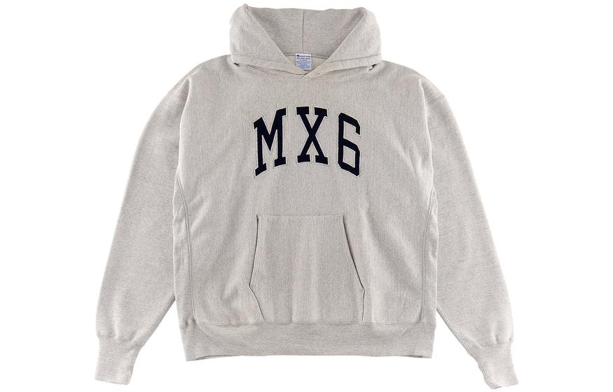 SAINT Mxxxxxx Logo Graphic Pullover Hoodie Gray S23-0000-046