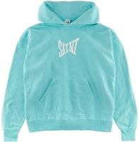 SAINT Mxxxxxx Logo Print Blue Pullover Hoodie for Men. SM-S23-0000-048 SAINT Mxxxxxx Logo Print Blue Pullover Hoodie for Men. SM-S23-0000-048
