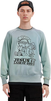 SAINT Mxxxxxx Baju Logo Crewneck Unisex Biru. SM-A23-0000-024 Shop SAINT Mxxxxxx Baju Logo Crewneck Unisex Biru. SM-A23-0000-024