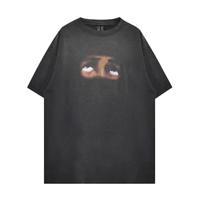 SAINT Mxxxxxx Loose Fit Crewneck Short Sleeve T-Shirt Black () SM -23-0000-004