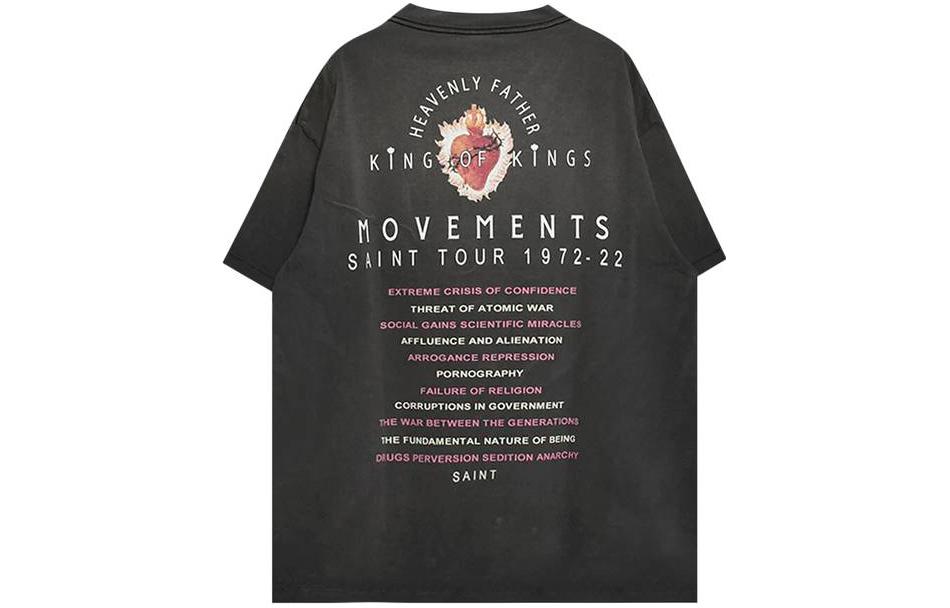 SAINT Mxxxxxx Loose Fit Crewneck Short Sleeve T-Shirt Black () SM -23-0000-004 圖 3