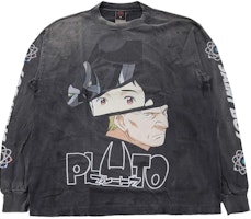SAINT Mxxxxxx Netflix x PLUTO Letter Print Crewneck Sweatshirt Black SM-YS1-0000-C30 SAINT Mxxxxxx Netflix x PLUTO Letter Print Crewneck Sweatshirt Black SM-YS1-0000-C30