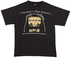 Saint Mxxxxxx SAINT MICHAEL Graphic Print Crewneck Black T-Shirt for Men. SS21SM-006-13 Saint Mxxxxxx SAINT MICHAEL Graphic Print Crewneck Black T-Shirt for Men. SS21SM-006-13