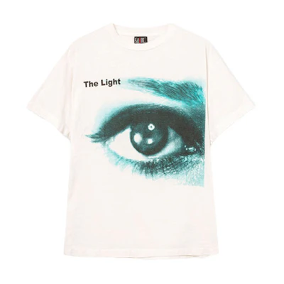 Saint Mxxxxxx SAINT MICHAEL SS21 Logo Print White Unisex Crewneck T-Shirt. SS21SM-003-4