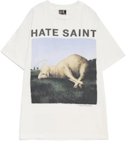 SAINT Mxxxxxx Sheep Graphic Print Unisex White T-Shirt. MS-IT22S-1002-10 SAINT Mxxxxxx Sheep Graphic Print Unisex White T-Shirt. MS-IT22S-1002-10