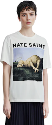 SAINT Mxxxxxx Sheep Graphic Print Unisex White T-Shirt. MS-IT22S-1002-10 Shop SAINT Mxxxxxx Sheep Graphic Print Unisex White T-Shirt. MS-IT22S-1002-10