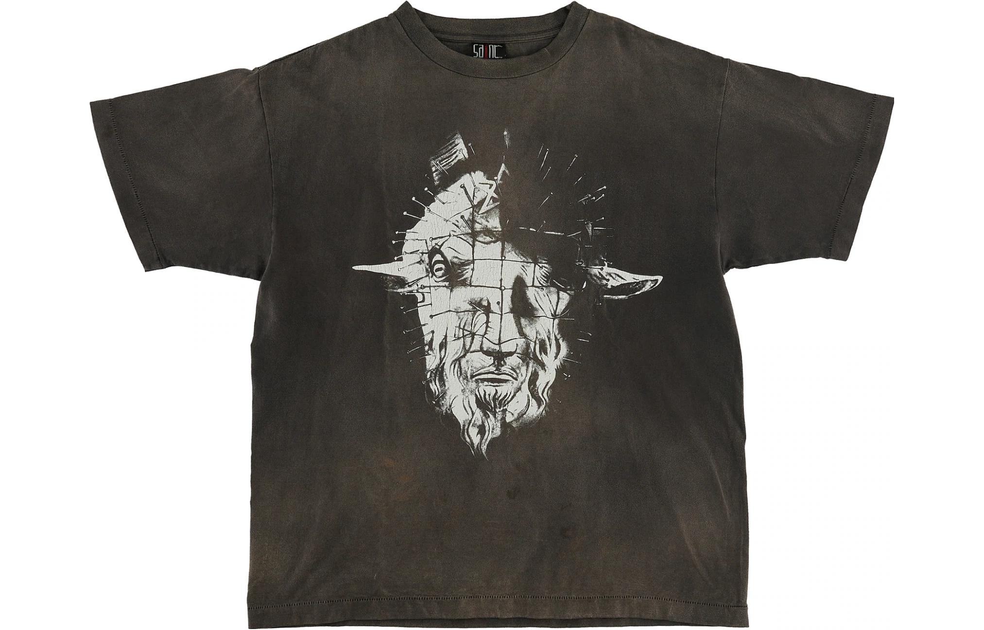 Order SAINT Mxxxxxx SS22 黑色圖案Logo短袖T恤 SM-S22-0000-020