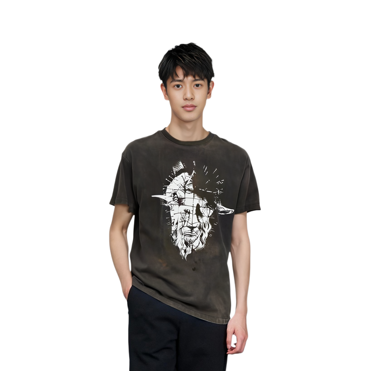 Purchase SAINT Mxxxxxx SS22 黑色圖案Logo短袖T恤 SM-S22-0000-020