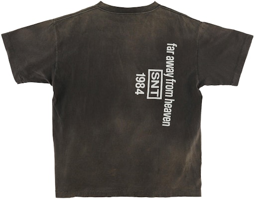 SAINT Mxxxxxx SS22 棕色圖案標誌短袖T恤。 SM-S22-0000-009 Lookbook SAINT Mxxxxxx SS22 棕色圖案標誌短袖T恤。 SM-S22-0000-009