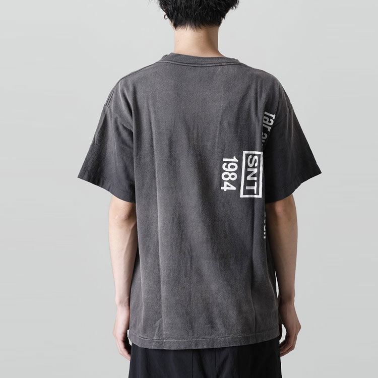 Details for SAINT Mxxxxxx SS22 棕色圖案標誌短袖T恤。 SM-S22-0000-009