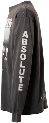 SAINT Mxxxxxx SS23 Baju Lengan Panjang Unisex Grafik Kelabu Arang. SM-S23-0000-025 Shop SAINT Mxxxxxx SS23 Baju Lengan Panjang Unisex Grafik Kelabu Arang. SM-S23-0000-025