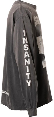 SAINT Mxxxxxx SS23 Baju Lengan Panjang Unisex Grafik Kelabu Arang. SM-S23-0000-025 Purchase SAINT Mxxxxxx SS23 Baju Lengan Panjang Unisex Grafik Kelabu Arang. SM-S23-0000-025