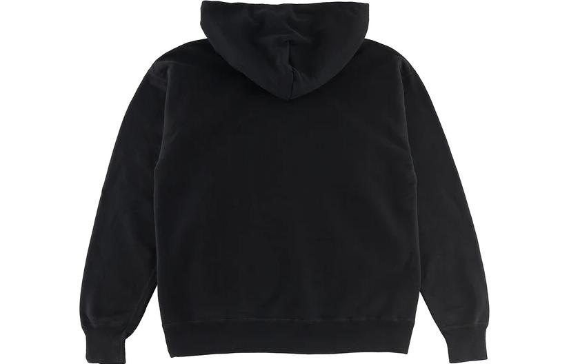 Lookbook SAINT Mxxxxxx SS23 字母印花連帽衫 黑色 SM-S23-0000-047