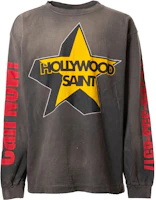 SAINT Mxxxxxx SS23 Pentagram Logo Graphic Sweatshirt Black SM-S23-0000-028 SAINT Mxxxxxx SS23 Pentagram Logo Graphic Sweatshirt Black SM-S23-0000-028