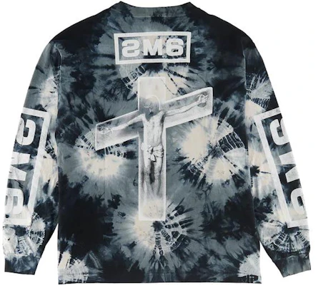 SAINT Mxxxxxx SS23 Tie-Dye Crewneck Pullover Sweatshirt Blue S23-0000-038 Lookbook SAINT Mxxxxxx SS23 Tie-Dye Crewneck Pullover Sweatshirt Blue S23-0000-038