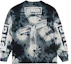 Lookbook SAINT Mxxxxxx SS23 Tie-Dye Crewneck Pullover Sweatshirt Blue S23-0000-038