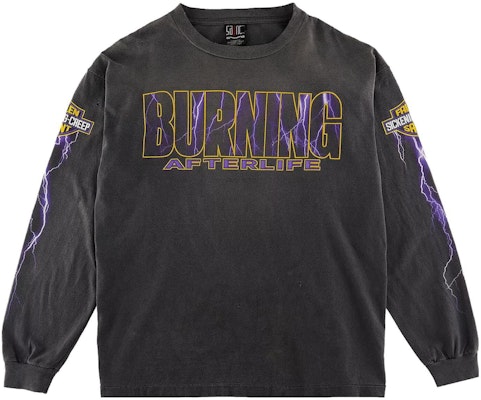 SAINT Mxxxxxx SS23 水洗灰字母印花寬鬆版型男女長袖T恤。 SM-S23-0000-029 Buy SAINT Mxxxxxx SS23 水洗灰字母印花寬鬆版型男女長袖T恤。 SM-S23-0000-029