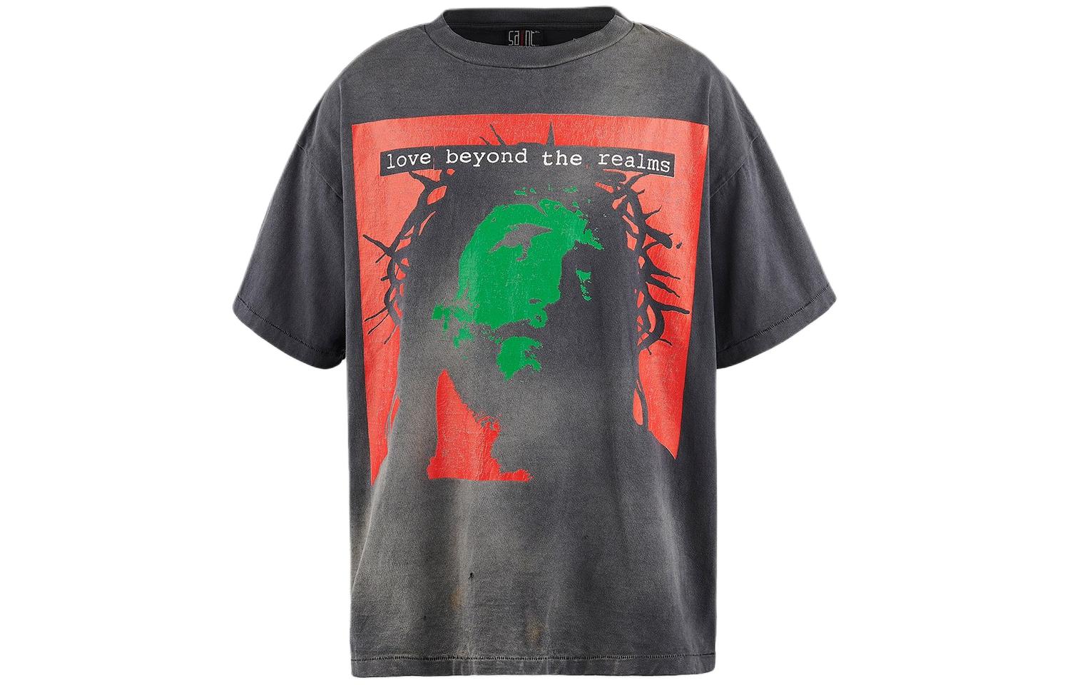 SAINT Mxxxxxx SS24 Character Print Unisex Black Short Sleeve T-Shirt. SM-YS8-0000-C23 圖 2